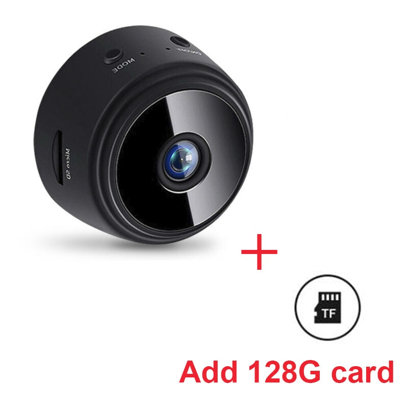 Mini-câmera A9 WiFi 1080p HD com Visão Noturna e Micro Gravador de Voz Sem Fio